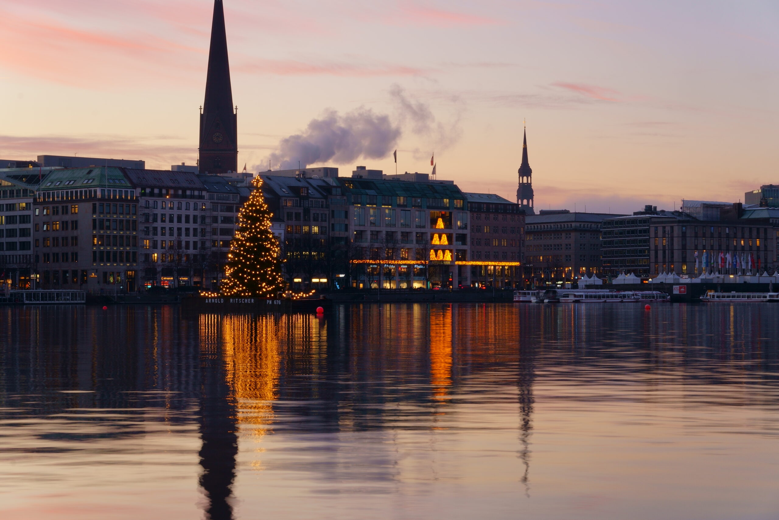 Winterliche Binnenalster